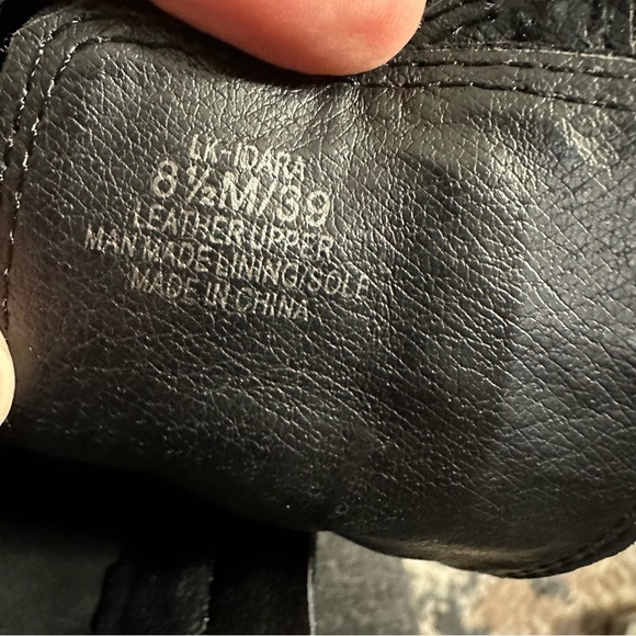 Lucky Brand Idara Suede Leather Boot Moto Style Lace-up - Picture 8 of 9